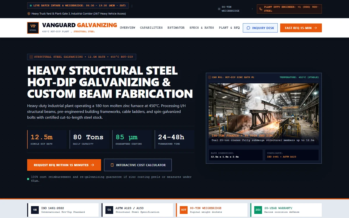 Vanguard Heavy Industrial & Steel Engine